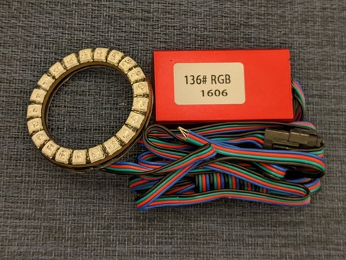 Oracle Lighting Led Halo Ring Color Shift Pair ( 2 1/2") RGB - Picture 4 of 5