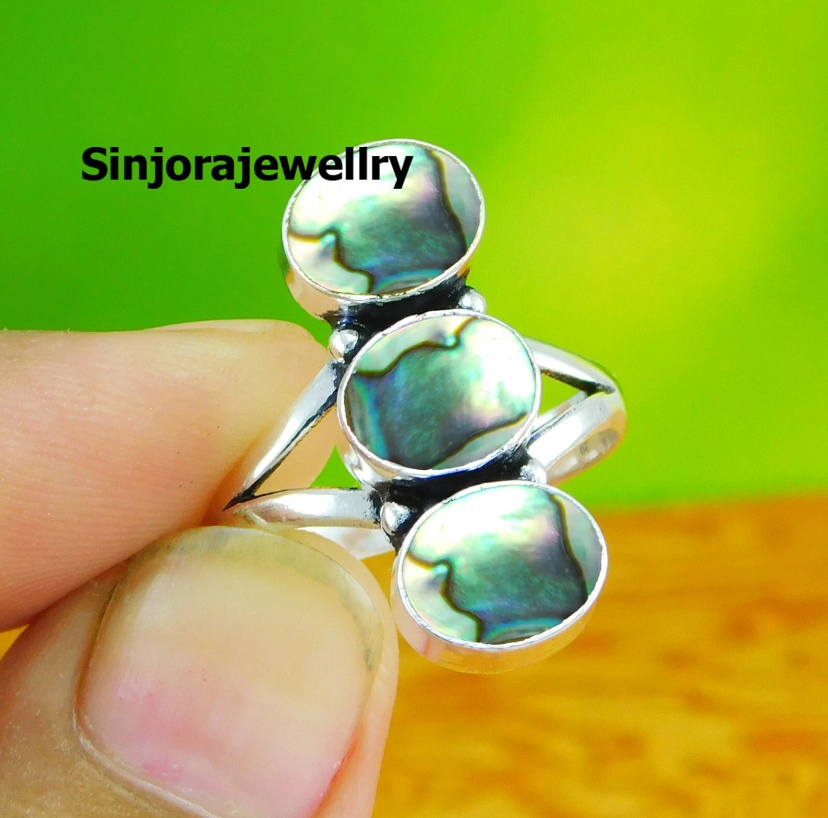 Anello in argento sterling 925 con pietra preziosa turchese tibetana, fatto a mano, misura 9,50/816 - Italia Anello in argento sterling 925 con pietra preziosa turchese tibetana, fatto a mano, misura 9,50/816 - Italia