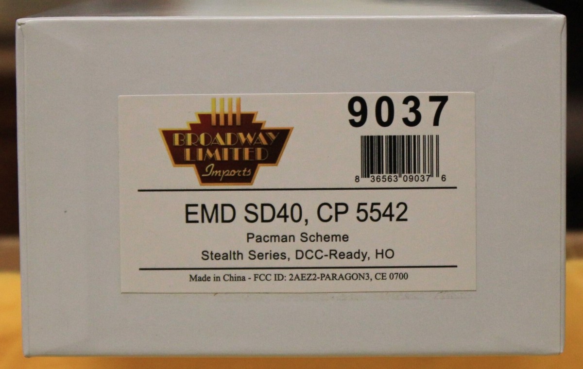 HO Scale - BROADWAY LIMITED 9037 CANADIAN PACIFIC SD40 HO Scale - BROADWAY LIMITED 9037 CANADIAN PACIFIC SD40