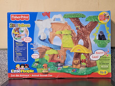 FISHER PRICE ZOO TALKERS LITTLE PEOPLE ZOO DES ANIMAUX DVD FIGURINES MATTEL NEUF