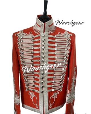 Napoleonischer Husar UK 44R Uniform Militärstil Tunika Pelisse Jimmi Hendrix