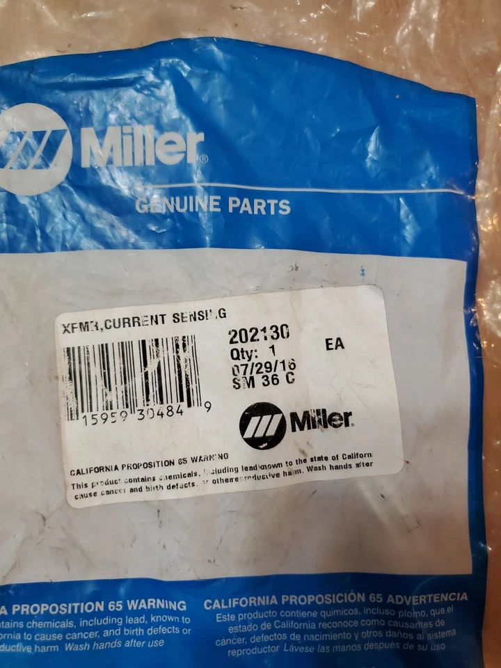Miller 202130 XFMR Current Sensing Foto 3 de 4
