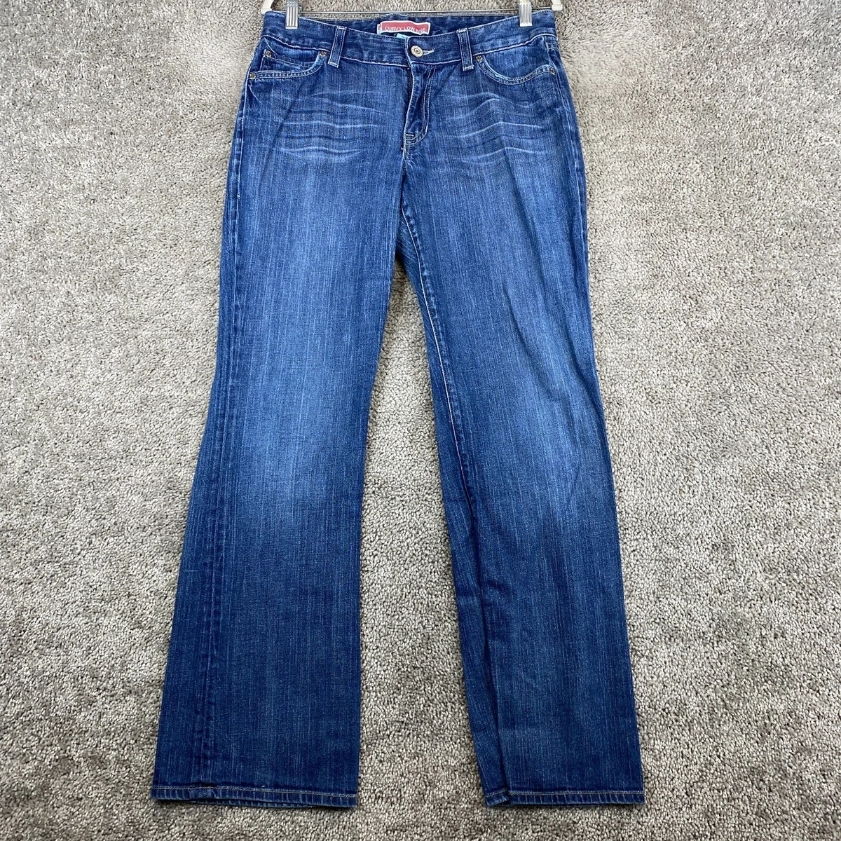 Gap Curvy Low Rise Bootcut Jeans Womens 10 REG Blue 5 Pocket Zip Fly Medium Wash
