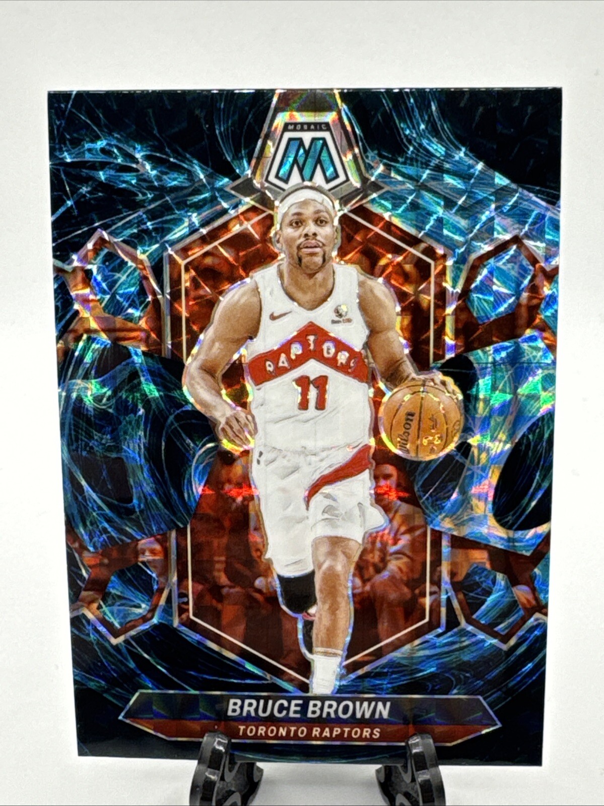 2023-24 Panini Mosaic Bruce Brown Genesis SSP 185 Raptors Toronto