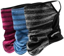 Face Mask Bandana Reusable Washable Cover Neck Gaiter Neckerchief with Ear Loops