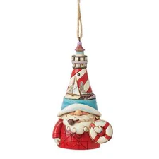Jim Shore LIGHTHOUSE HAT GNOME ORNAMENT 6016521 Brand New