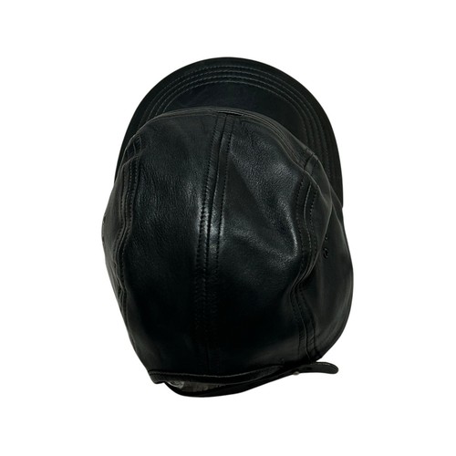 188 Hender Scheme leather jet cap cow leather " water proof jet cap " black - Picture 5 of 20