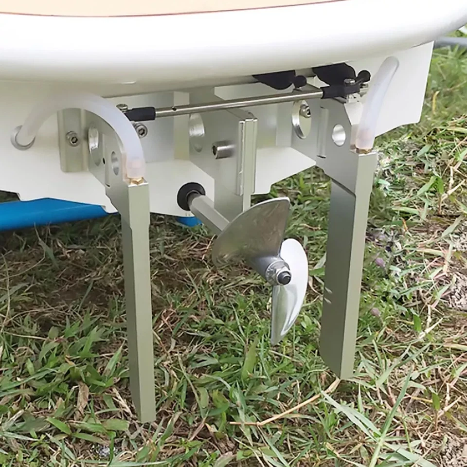 1/4" 6.35mm Shaft Holder Strut 140 f Dual Steering Rudder Nitro Gasoline RC Boat - Image 2 of 4