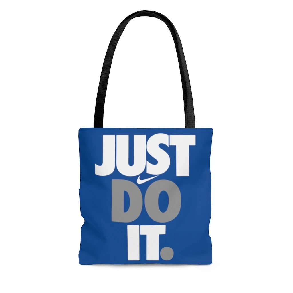Nike Just Do It Women's Blue Tote Bag-Travel Bag-Gift for Her-Birthday Gift  | eBay