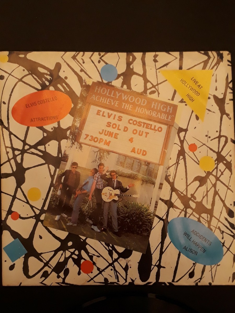 洋楽 Elvis Costello And The Attractions LP Elvis Costello And The Attractions – Punch The Clock – Vinyl