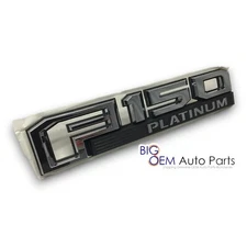2015-2020 Ford F-150 Platinum RH Passenger Side Fender chrome Nameplate Emblem