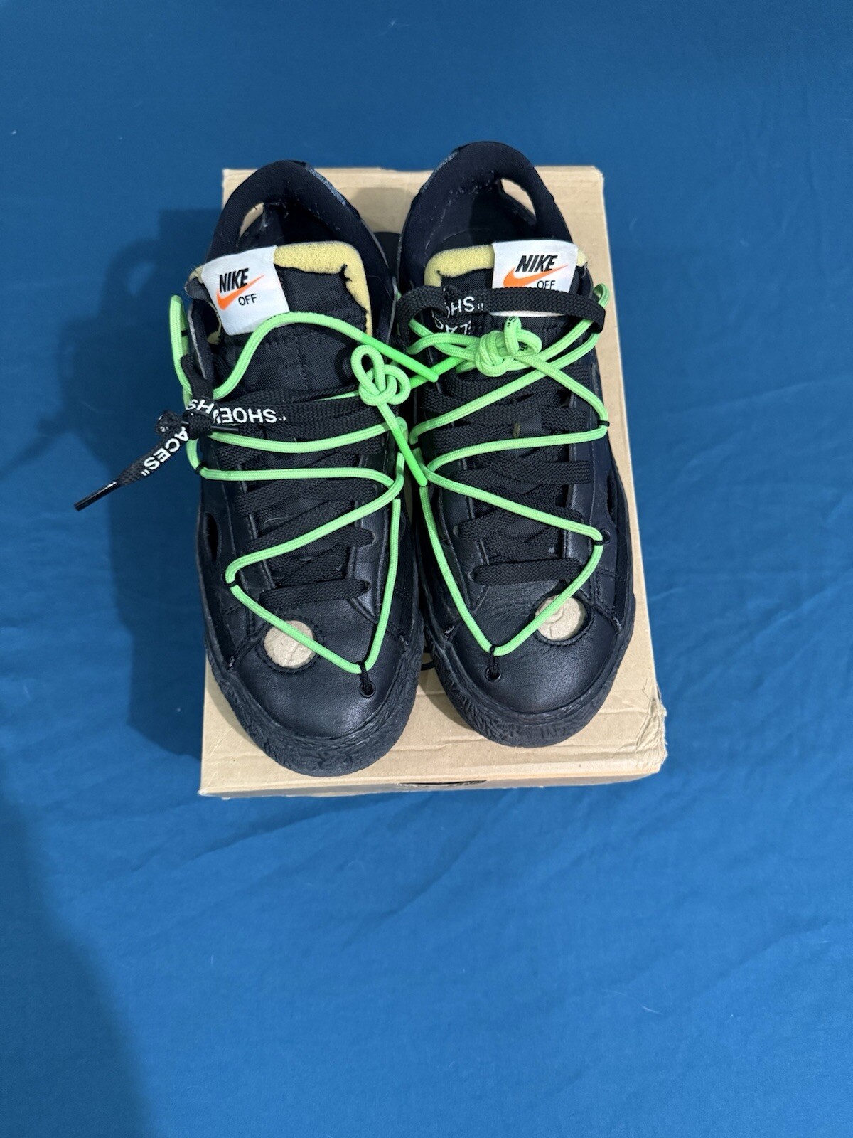 OFF WHITE X NIKE Taglia 6 5 Nike Off White x Blazer basso nero