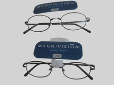 CLOSEOUT  Magnivision Men Reading Glasses 'Chris' 1.00 - 2 Pairs