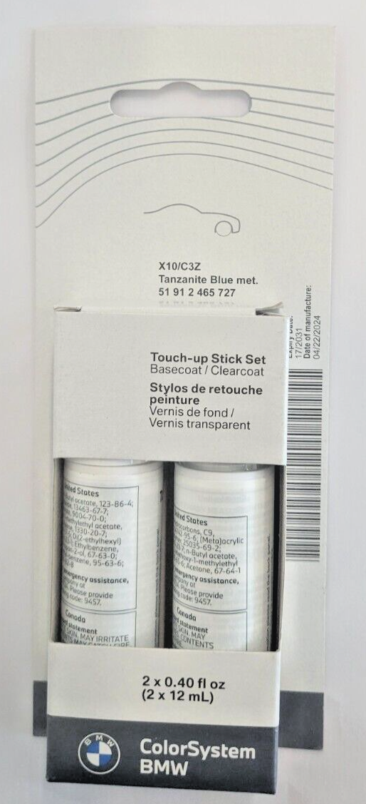 OEM BMW TOUCH UP TANZANITE BLUE METALLIC PAINT CODE X10/C3Z OEM BMW TOUCH UP TANZANITE BLUE METALLIC PAINT CODE X10/C3Z