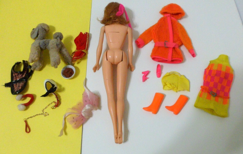 Vintage 1969 Sears #1132 Walking Jamie Puppe mit Hund und Blindgänger #1613 Furry Friends #1584 - Bild 3 von 8