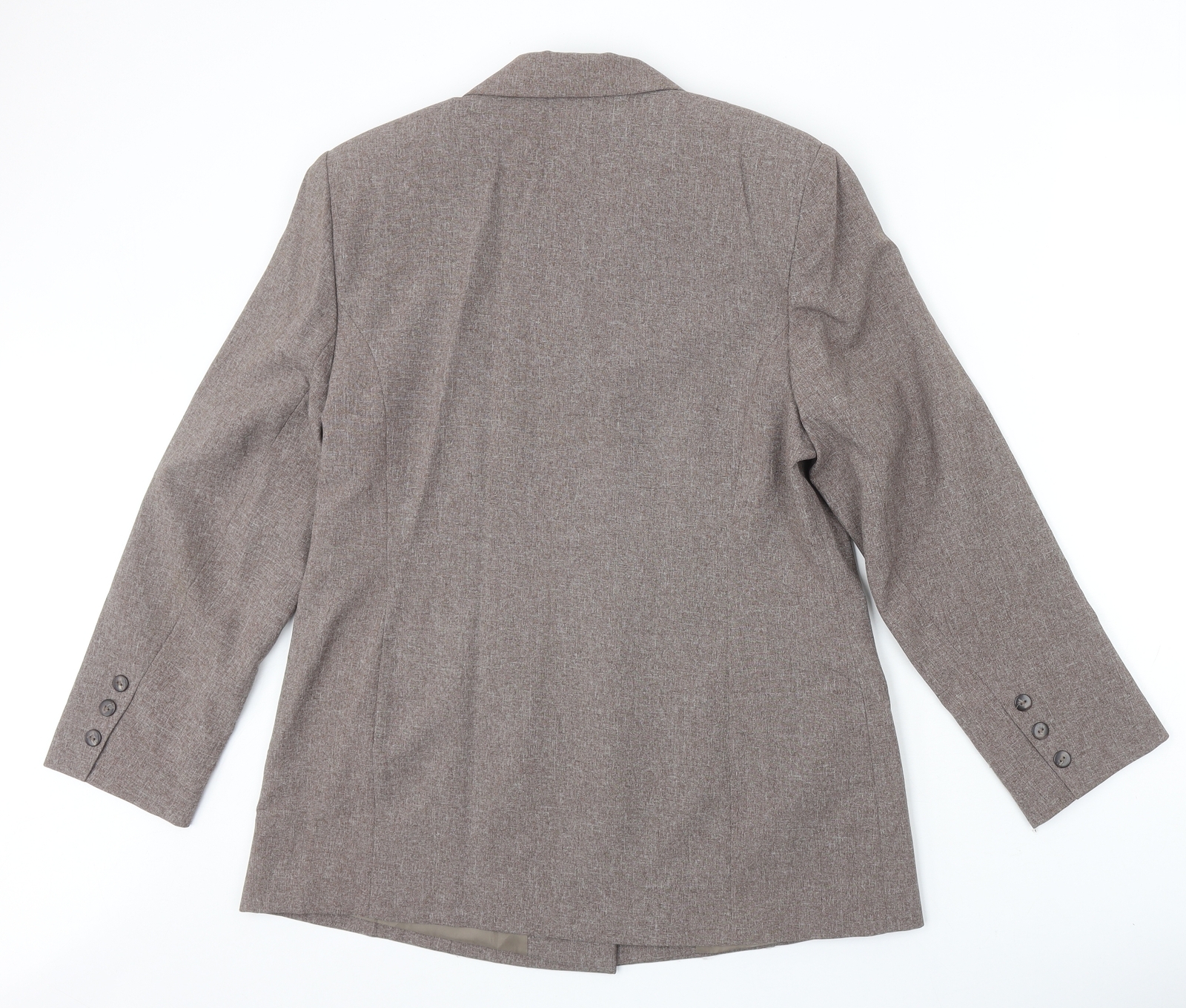 Essentials Womens Beige Polyester Blend Suit Jack… - image 2