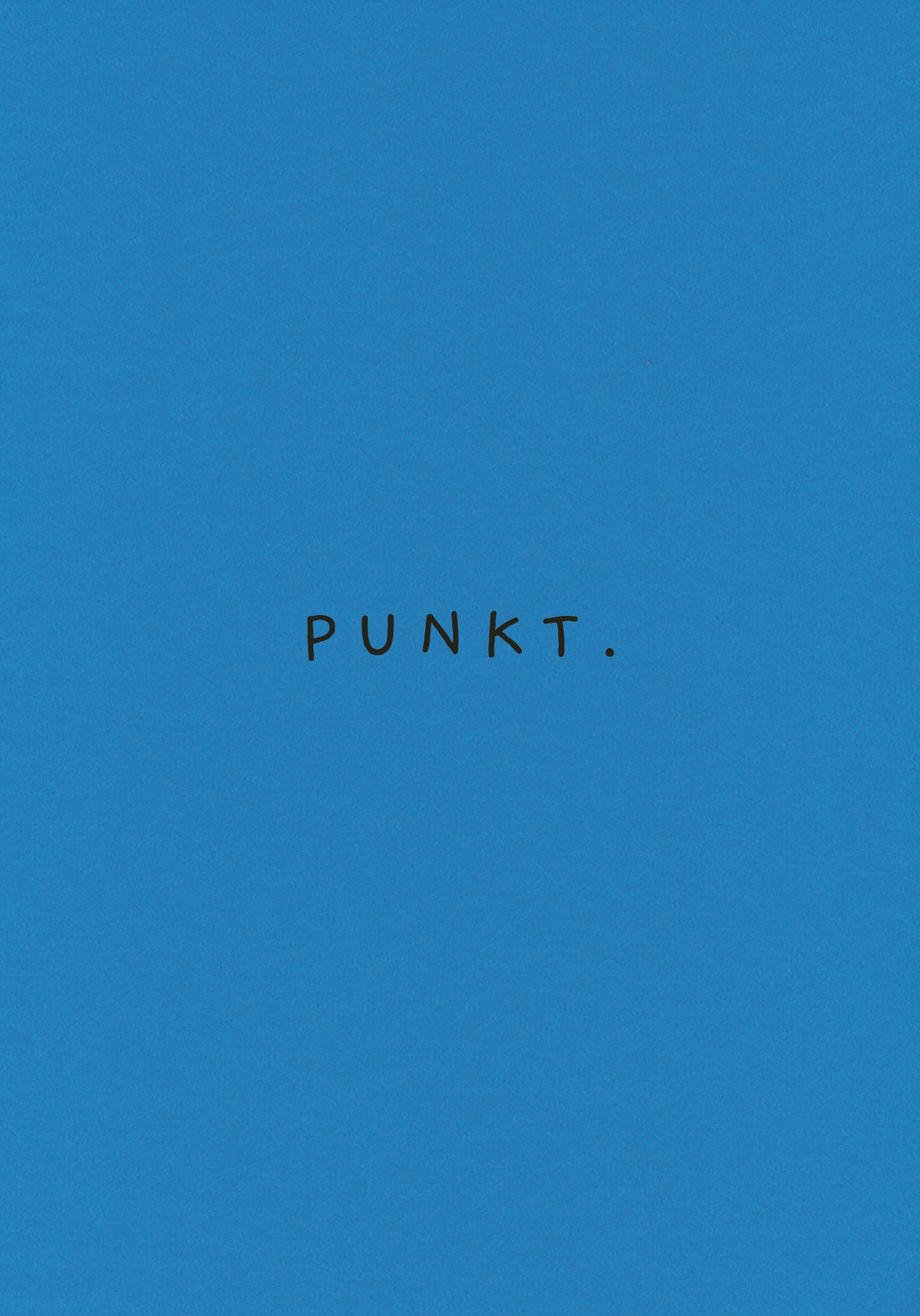 Thumbnail - Punkt - Blaue Ausgabe, Kieran E. Scott