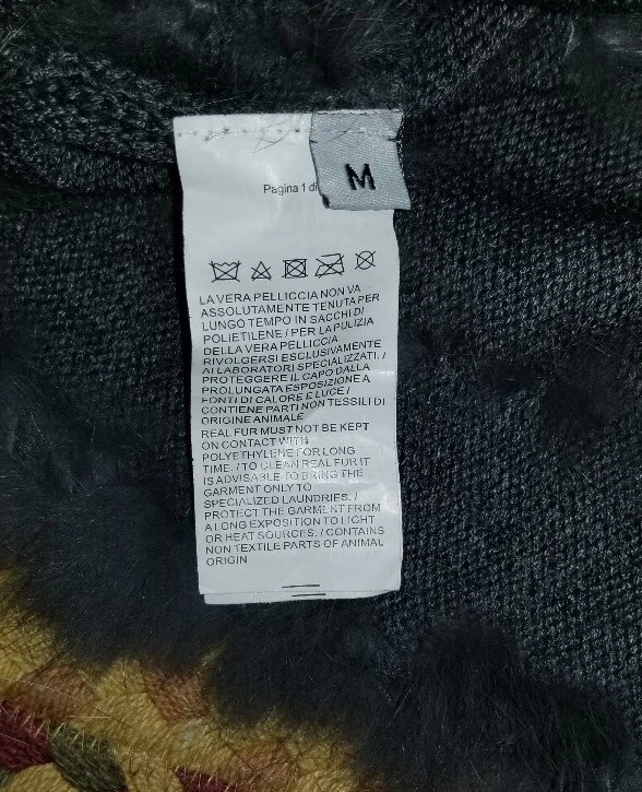 SUÉTER ROSA CON RIBETE DE ZORRO TEJIDO ITALIA Foto 2 de 4