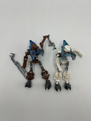 LEGO Bionicle Vahki 8617 & 8619 Incomplete Brown White