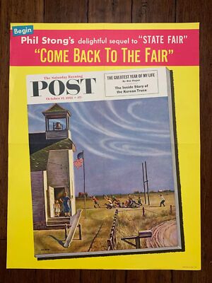 Saturday Evening Post - Art By John Falter (1953) 22x28 US Newstand Poster