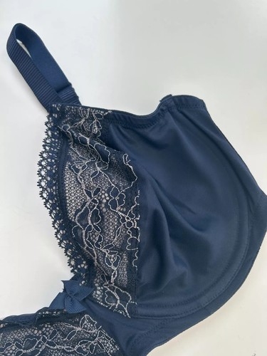 Ex Marks 2 Pack Bra Minimiser Full Cup Underwired Non Padded Lace Trim Support - Picture 4 of 5