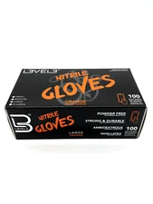L3vel 3 - Nitrile Gloves 100 pc - New ORANGE
