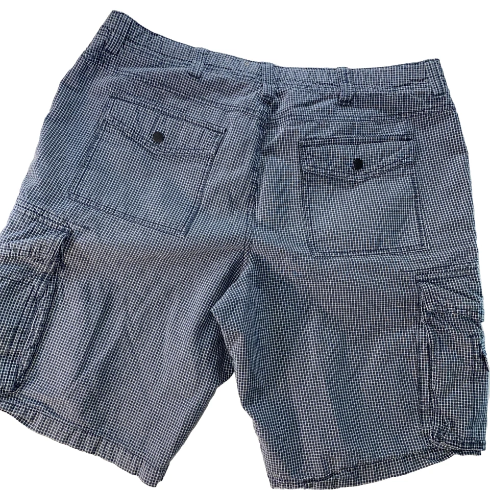 Pantalones Cortos Carga Y2K Old Navy Para Hombres 38 Militar Excedente Cordón Guinga Gorpcore Foto 2 de 4