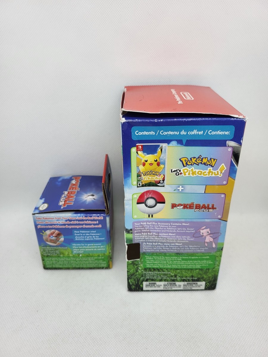 Pokemon Let's Go Pikachu Pokeball Plus Bundle for Switch | eBay