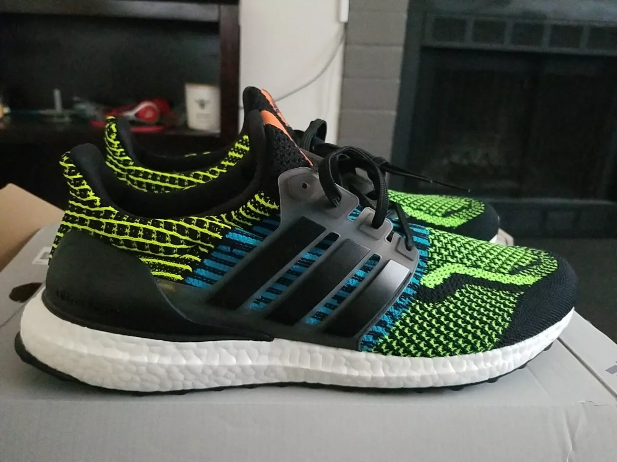 DS Adidas DNA 5.0 Black/ Blue / Green Running Athletic Shoes sz 11.5 | eBay