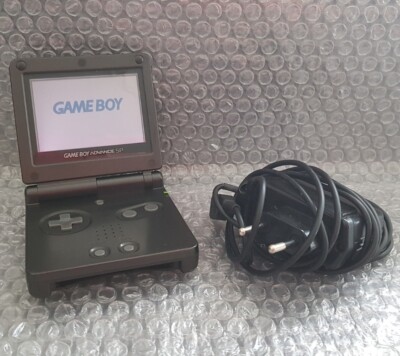 Nintendo Gameboy Advance SP Schwarz AGS-001 Konsole mit original Ladekabel