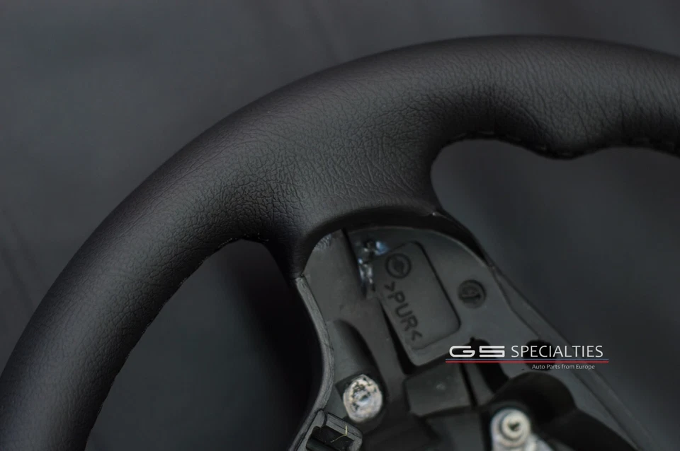 Volante BMW E39 M5 E46 M3 MTechnic couro preto ESTRUTURADO - Imagem 4 de 4