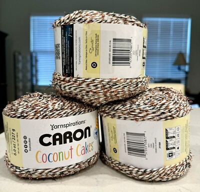 1 CARON COCONUT CAKES in FUDGE 8oz 481yds by Spinrite Yarnspirations