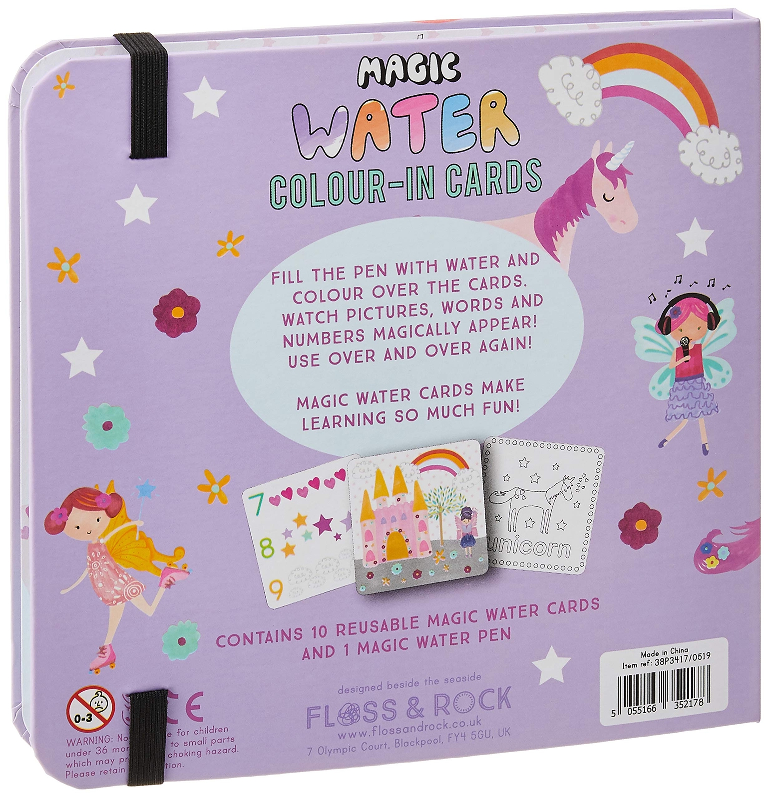 Magic Water Cards - Fairy Unicorn Books for Ages 3 to 5 5055166352178 | eBay