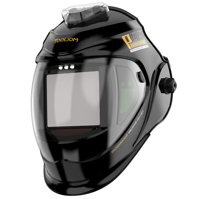 Auto Darkening Welding Helmet with Light 1/1/1/1 Large Viewing Shade 4/5-9/9-13