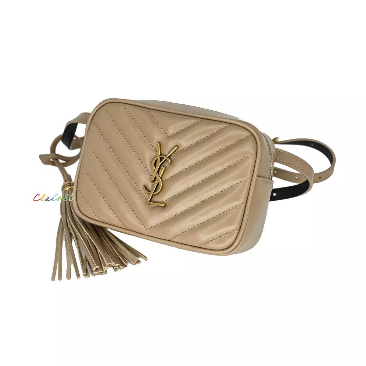 Saint Laurent Beige Lou Belt Bag Saint Laurent