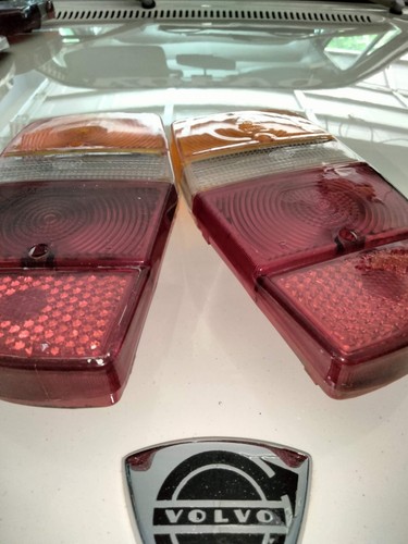 Volvo 142 164 Left AND Right tail lights **PAIR** Genuine Hella **As Removed** - Picture 5 of 20