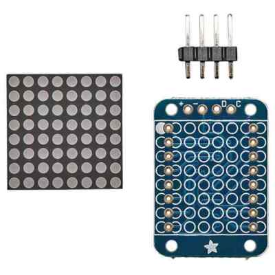 ADRESSE LED MATRIX I2C BLAU