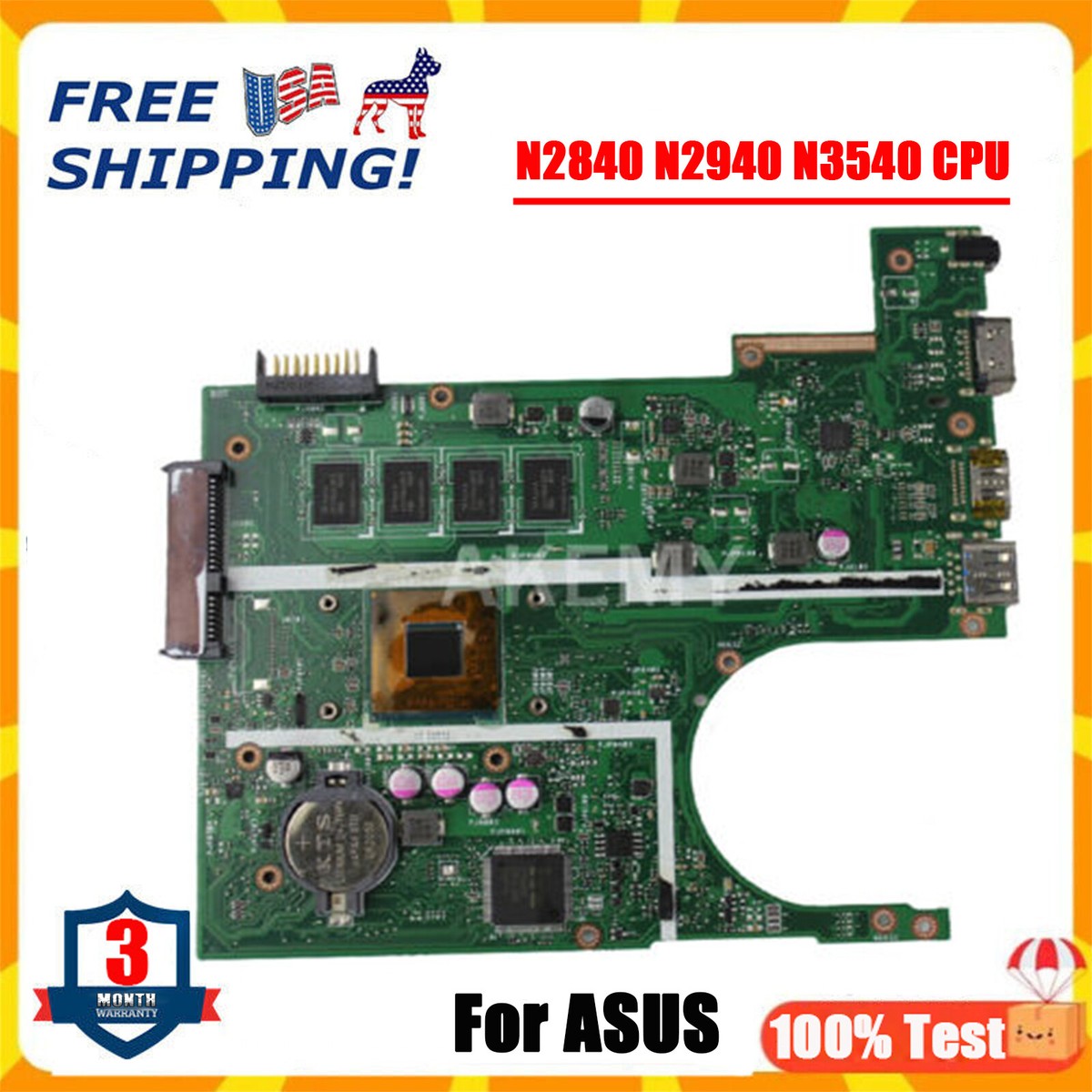 FOR ASUS X200MA F200MA X200M MOTHERBOARD N2840 N2940 N3540 FOR ASUS X200MA F200MA X200M MOTHERBOARD N2840 N2940 N3540