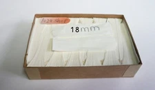 18 mm Skinny Vellum Glassine White Stamp Wax 600 Paper Bags (18mmx76mm)