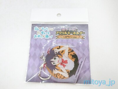 WATAMOTE Tomoko Kuroki Halloween ver. Acrylic keychain Nico