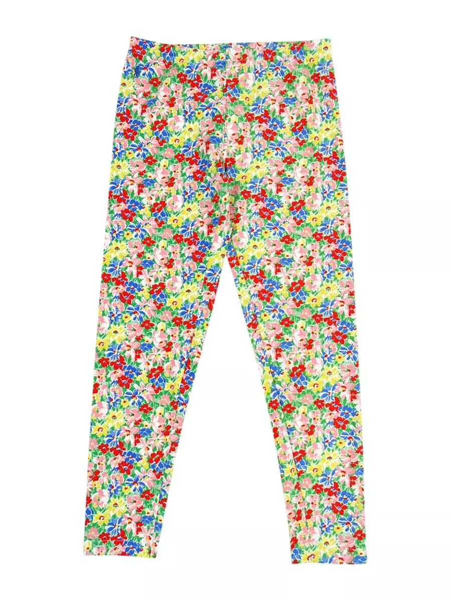 Polo Ralph Lauren Big Girls Floral Stretch Jersey Legging Pants (L