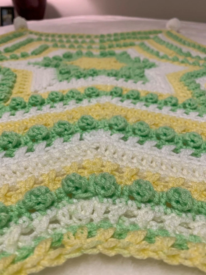 mantas bebé ganchillo hechas a mano nuevas Foto 4 de 4