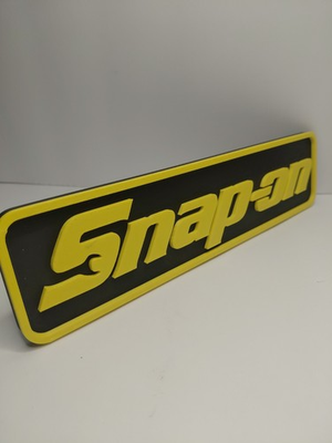 #ad 3D Printed Snap On Tools Wall Art Sign Logo Display Tool Box MAGNET 3×10 $24.99