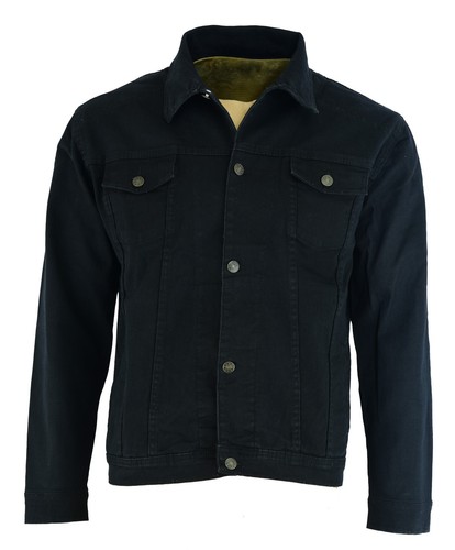 Cafe Racer Motorcycle Kevlar® Lined Denim Jacket Comp Material with CE Armour - Picture 2 of 12