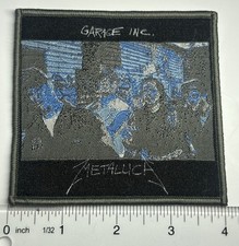 Metallica Garage Inc Grey border woven patch