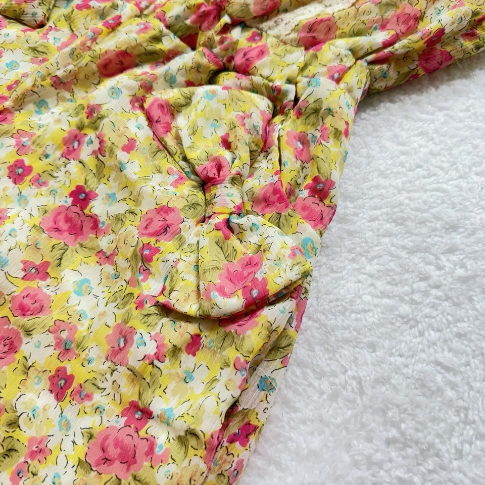 Nuevo Con Etiqueta Liz Lisa Mono Floral Y2K Kawaii Gal Hime Lazo Mamelucos de Verano Foto 2 de 4