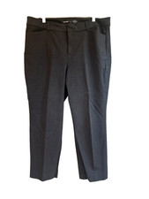 Old Navy Gray High-Rise Pixie Straight Leg Pants, Size 16, Exc Cond. Work/Dress