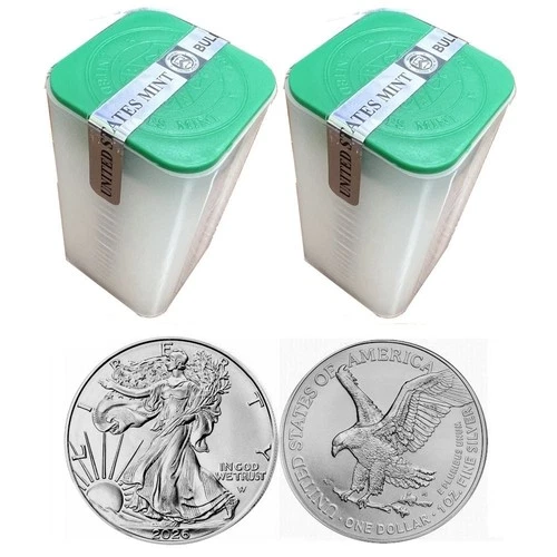 Lot of 40 - 2026 1 oz .999 Fine Silver American Eagle $1 Coin BU