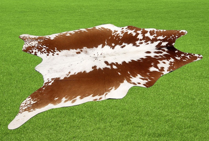 100% New Cowhide Rugs Area Cow Skin Leather (42" x 40") Cow hide SA-2814