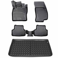 Elmasline Gummimatten & Kofferraumwanne Set FüR VW Passat B6 2005-2010 Limousine